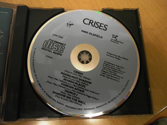 Mike Oldfield - Crises (West Germany Blue Face 1st press)