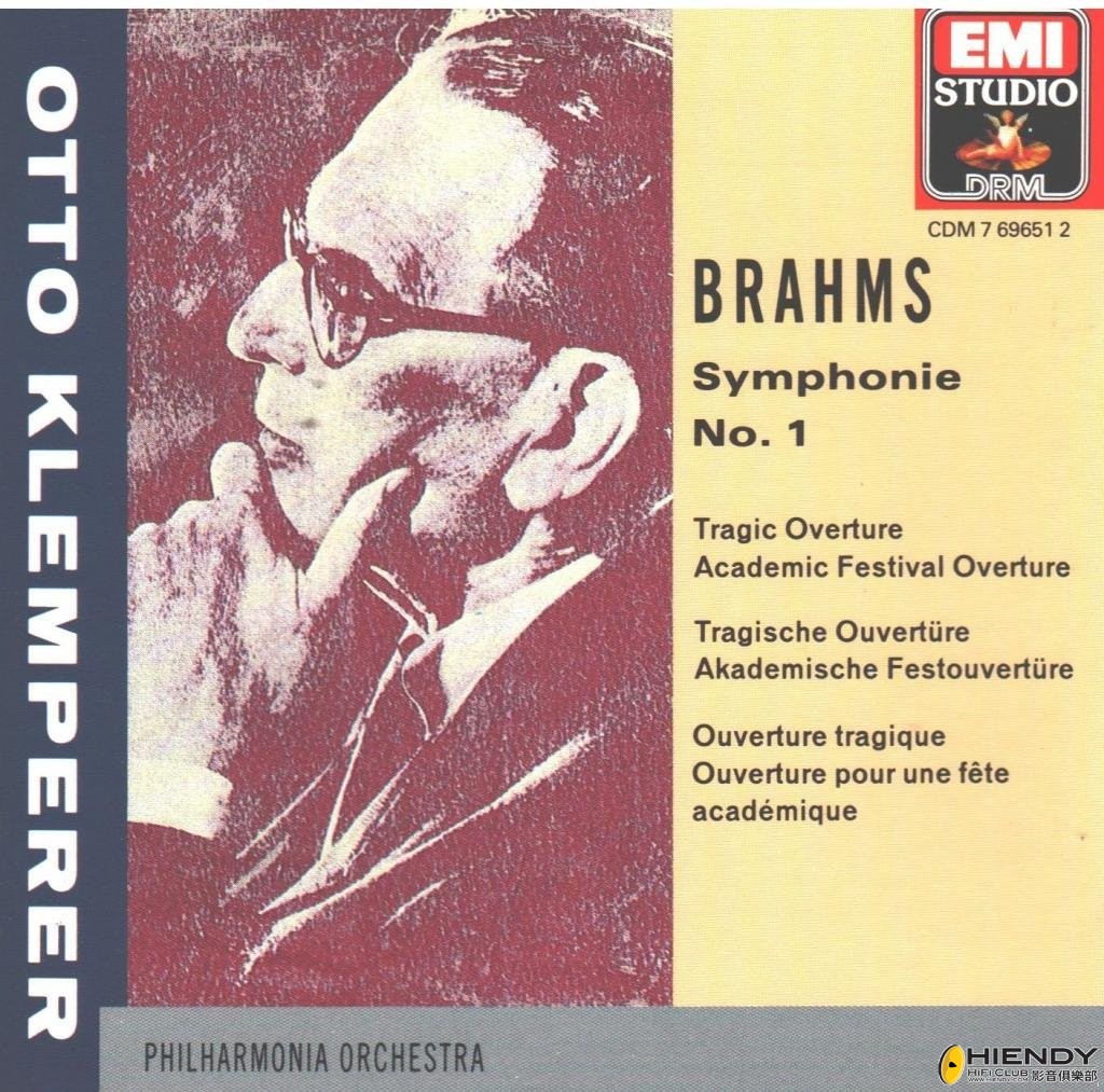 Brahms - Symphony # 1 - Klemperer.jpg