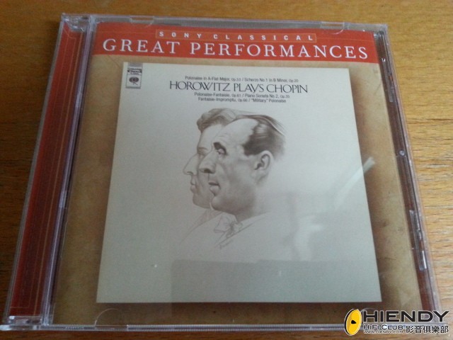 HOROWITZ PLAYSＣＨＯＰＩＮ