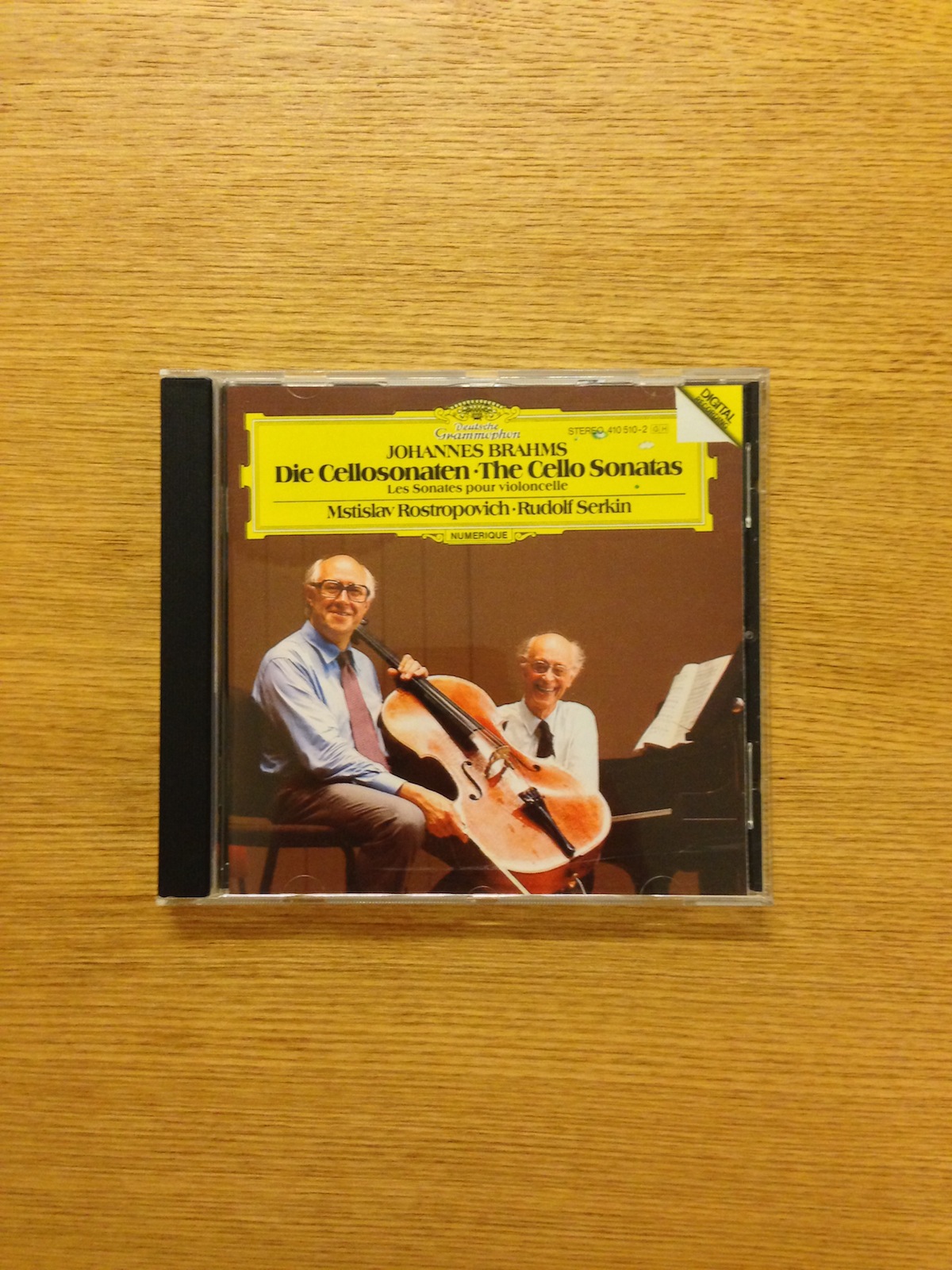 Rostropovich - Brahms: Cello Sonata (SOLD 已售)