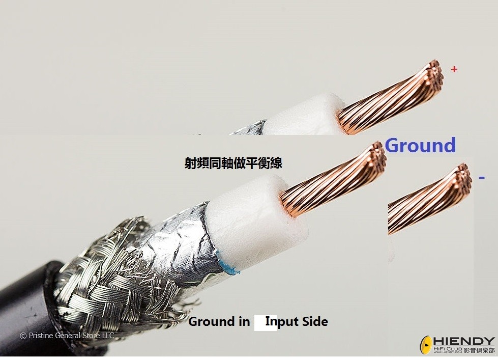 射頻同軸做平衡線